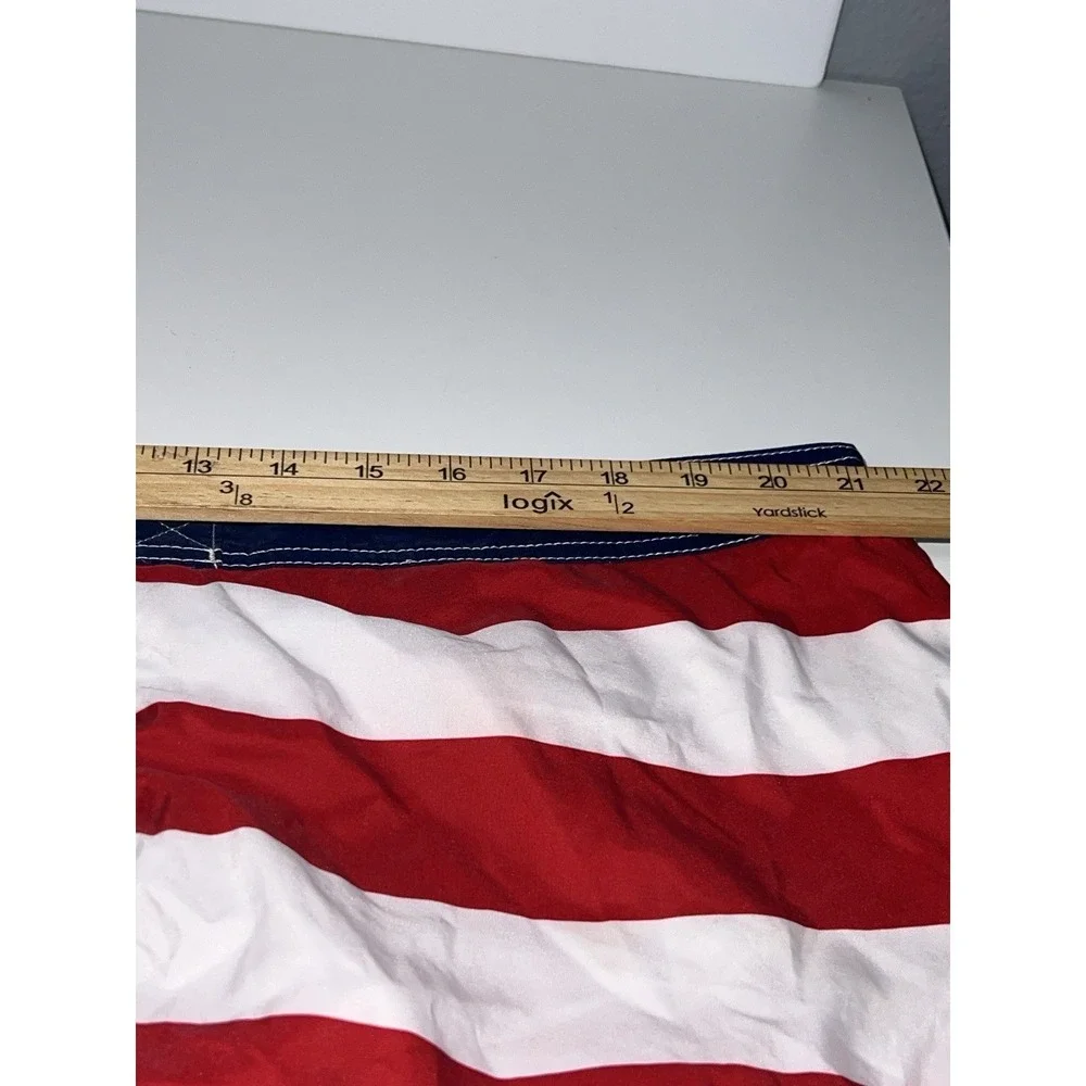 Polo Ralph Lauren Swim Trunks Mens 4XB USA American Flag Patriotic July 4th Boat